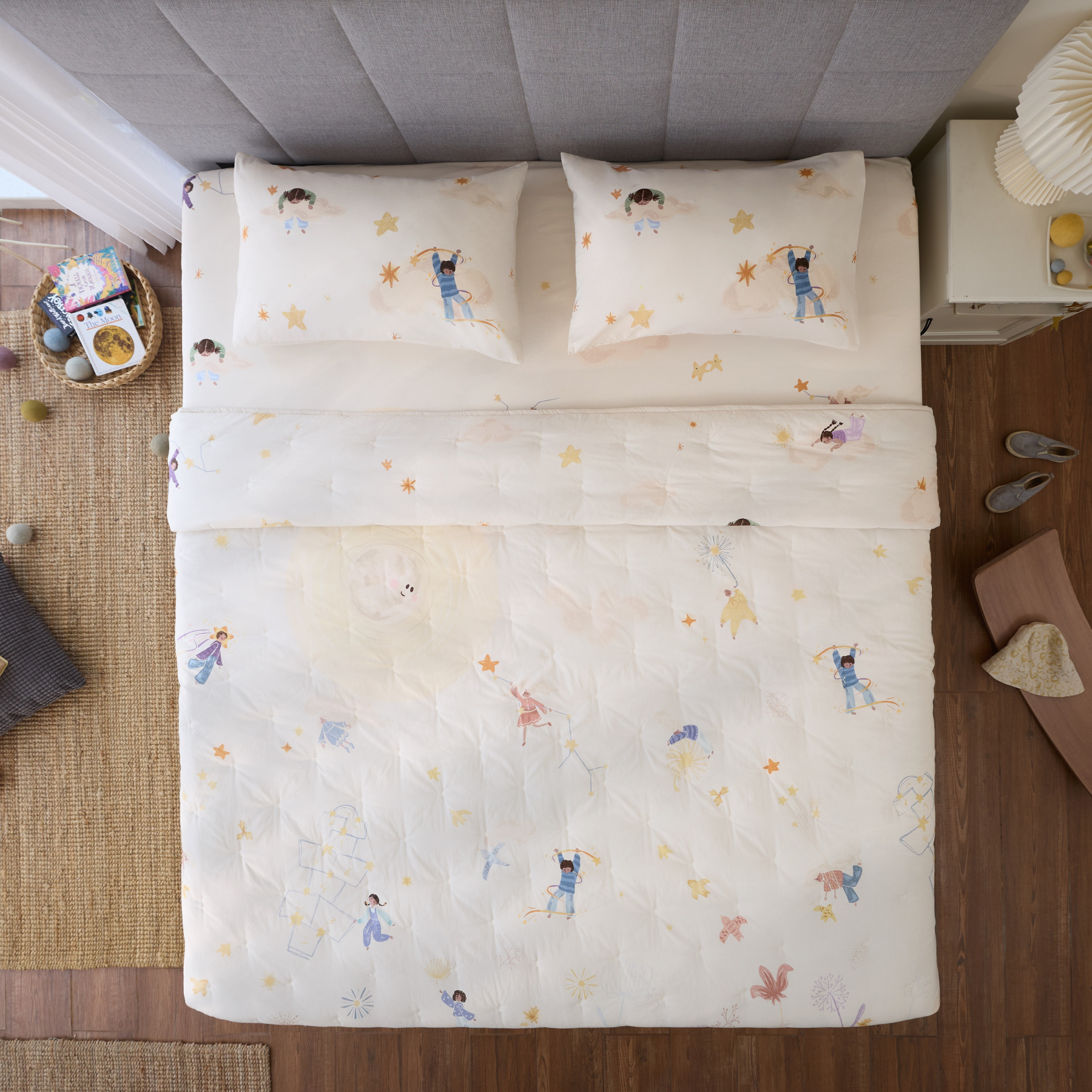 Moonbound Percale Cotton Quilt