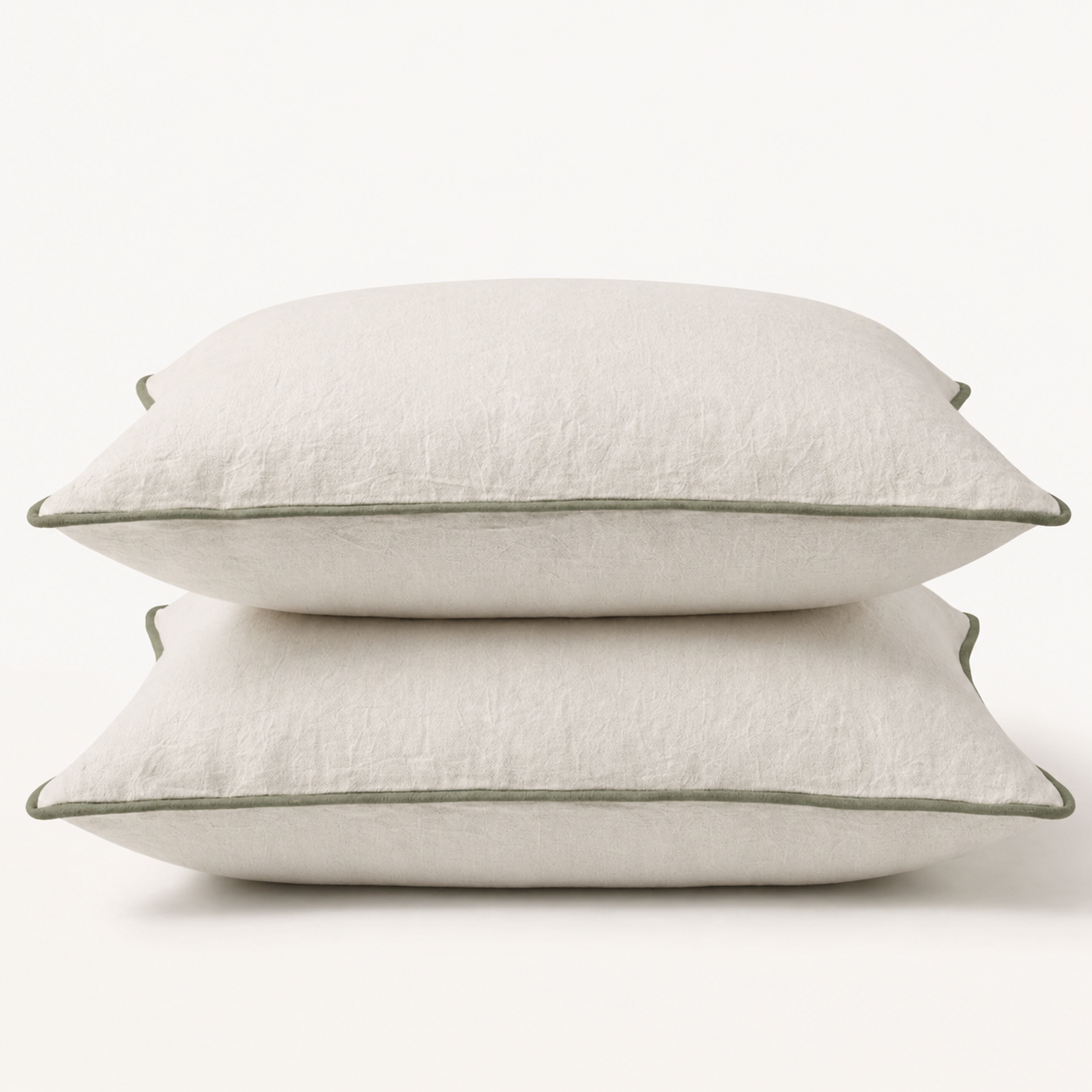 Ivory Linen Pillow case (Set of 2)