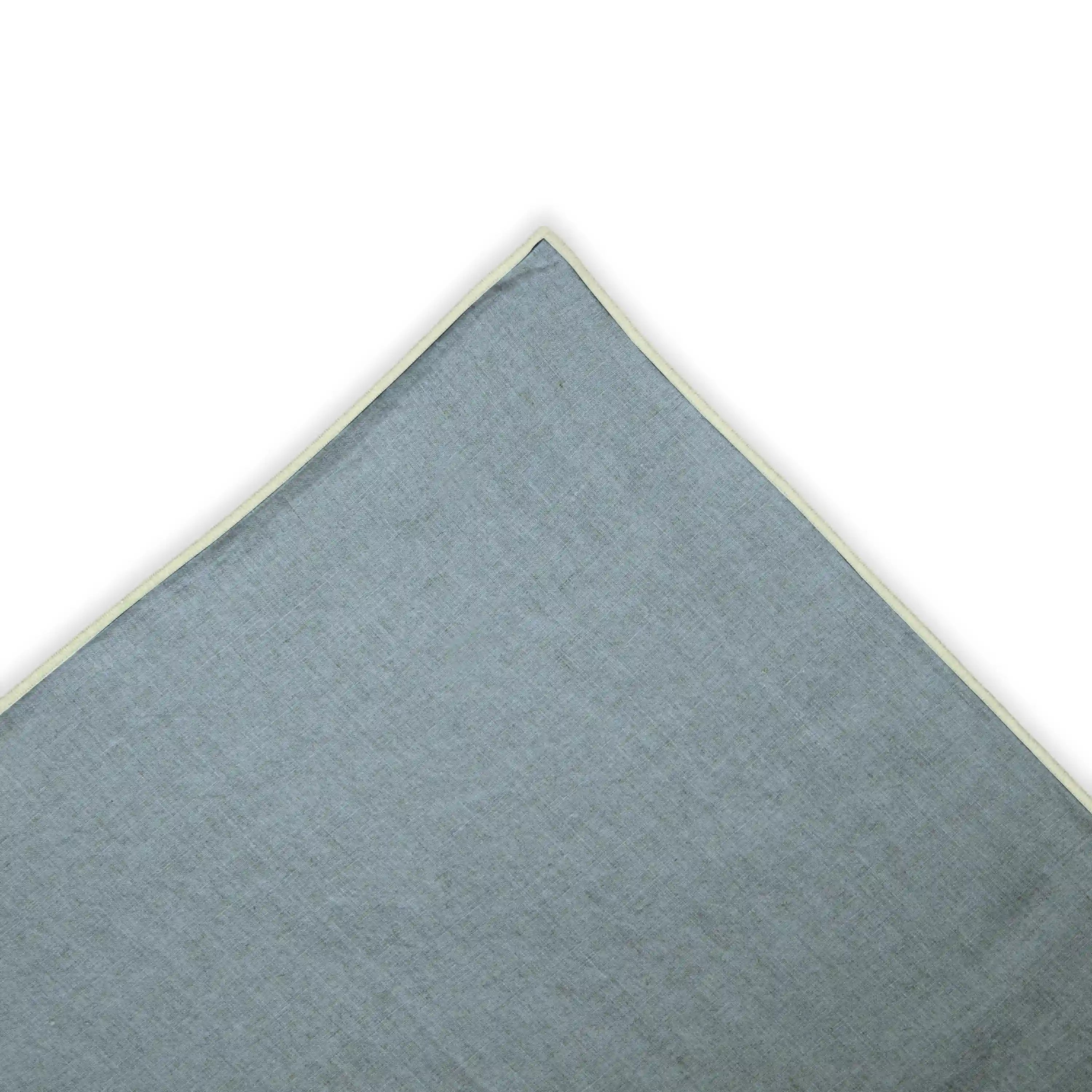 Twilight Blue Linen Bedsheet Set