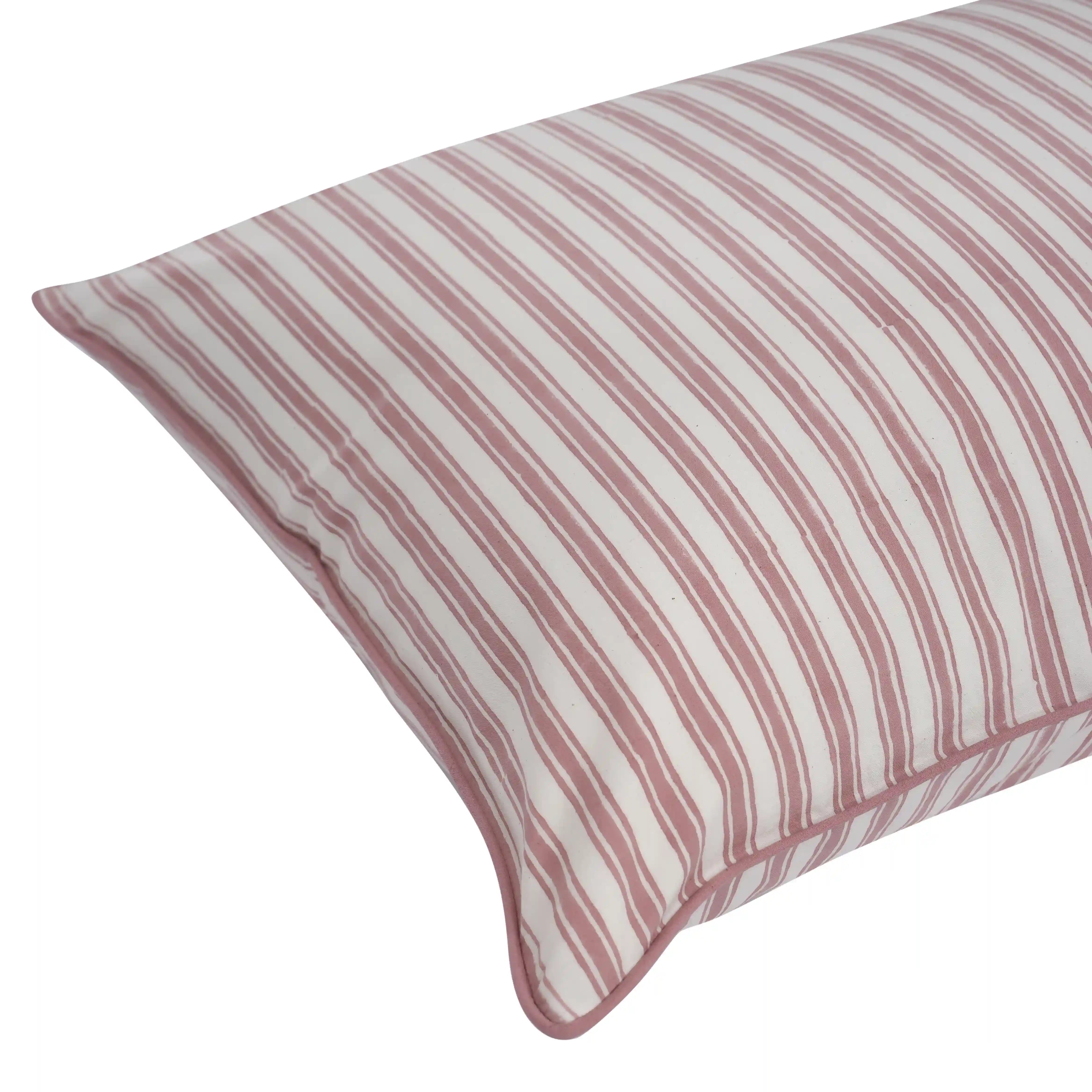 Vintage AshRose Block Printed Percale Bedsheet Set