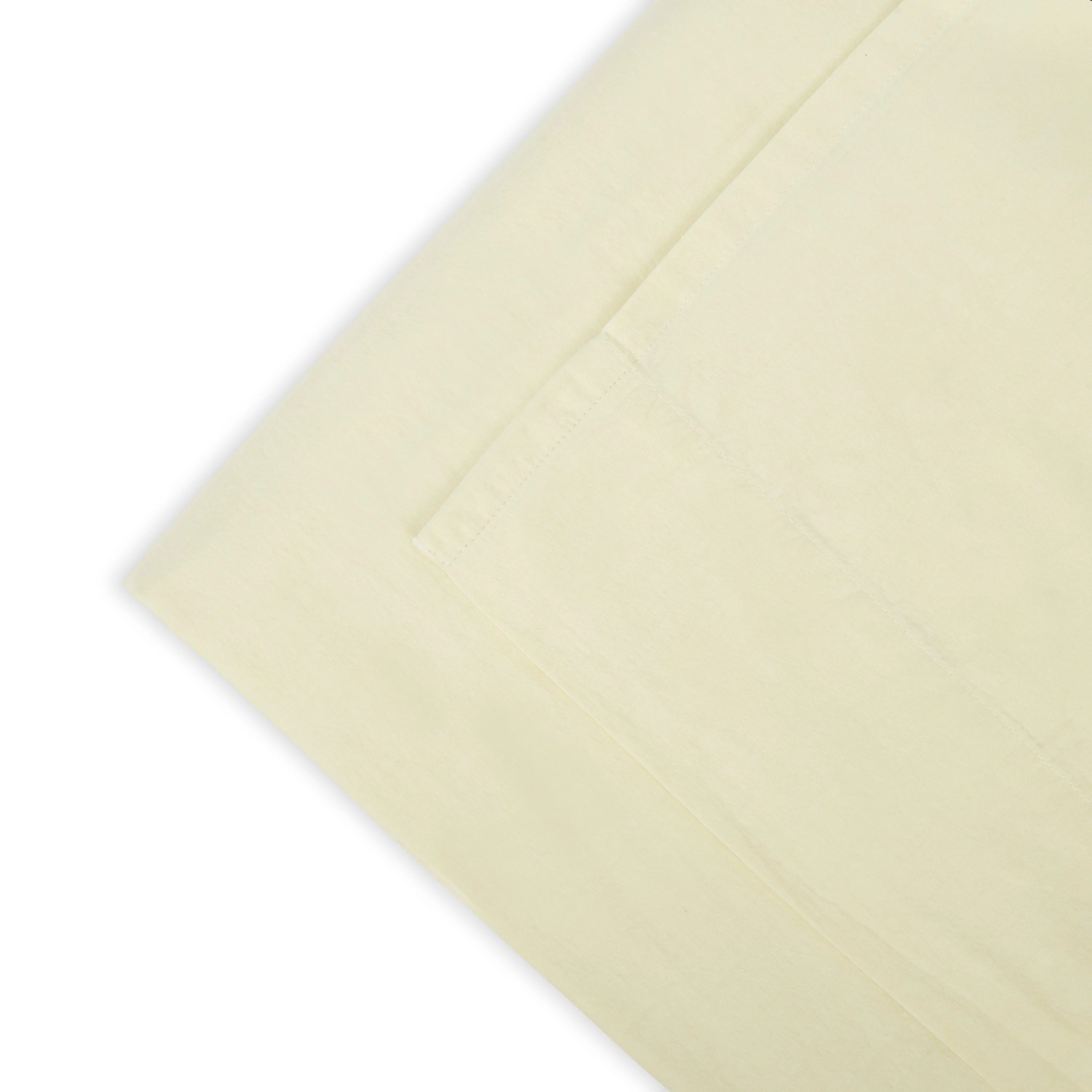 Butter Yellow Percale Cooling Bedsheet Set