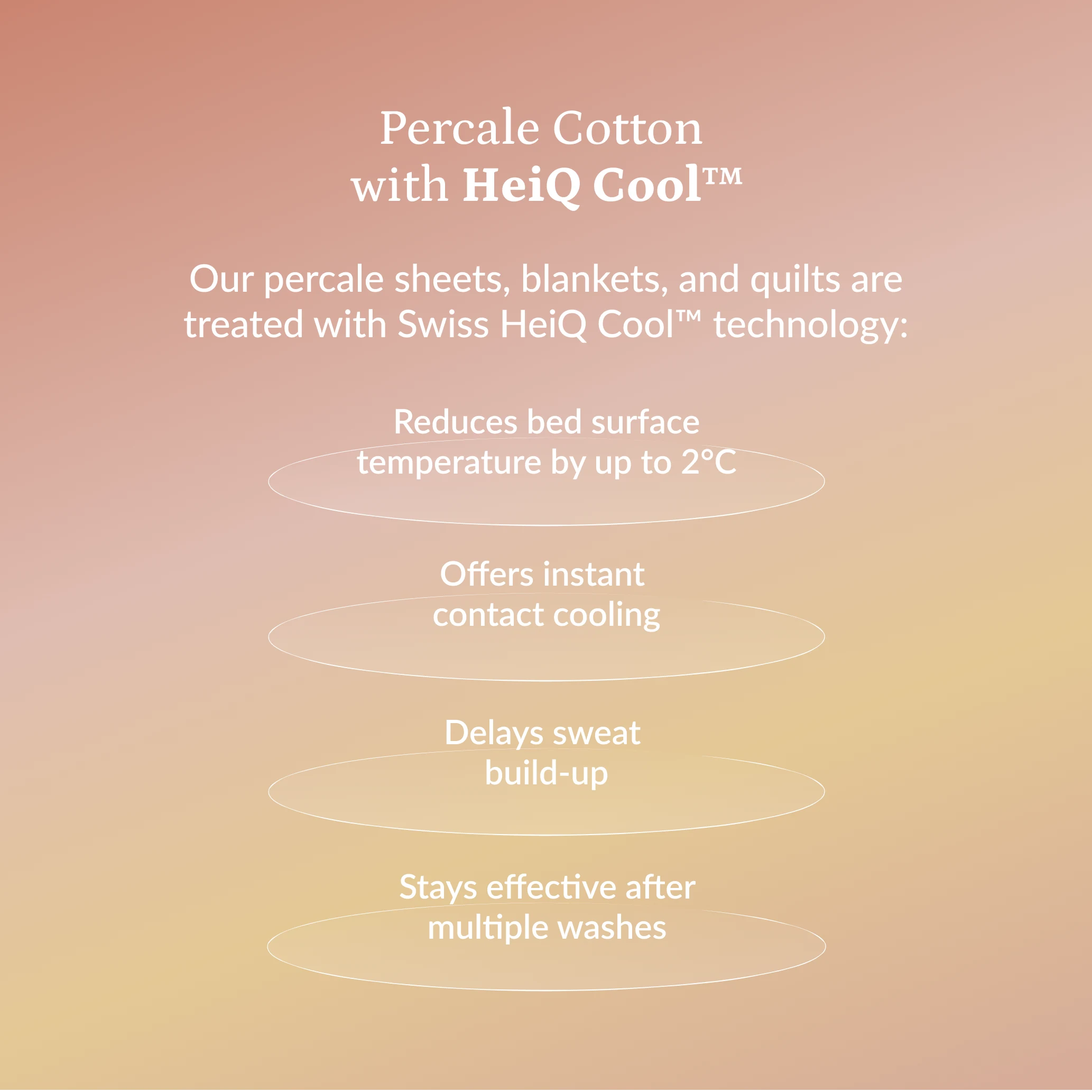 Loom Beige Percale Cooling Quilt