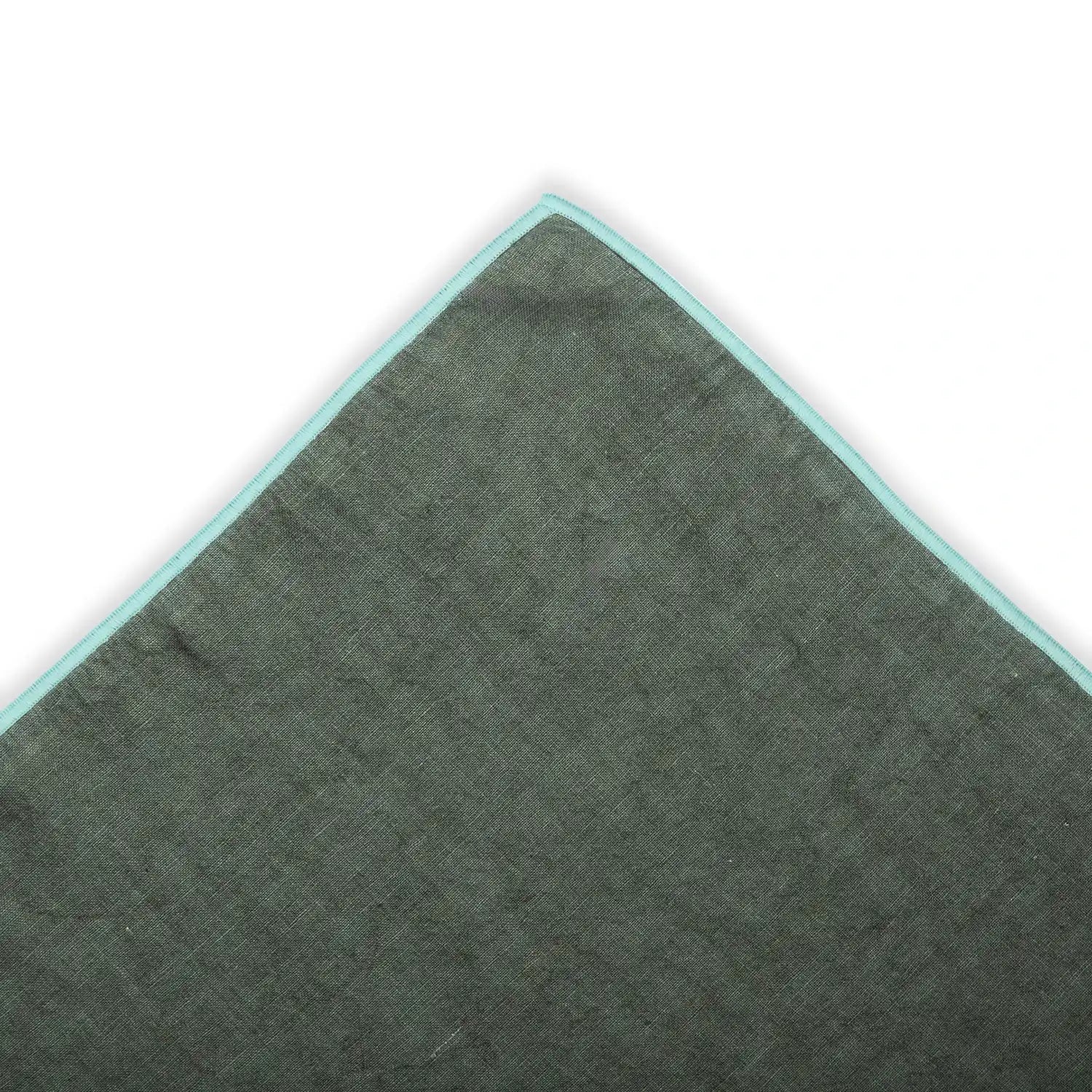 Forestwood Green Linen Bedsheet Set