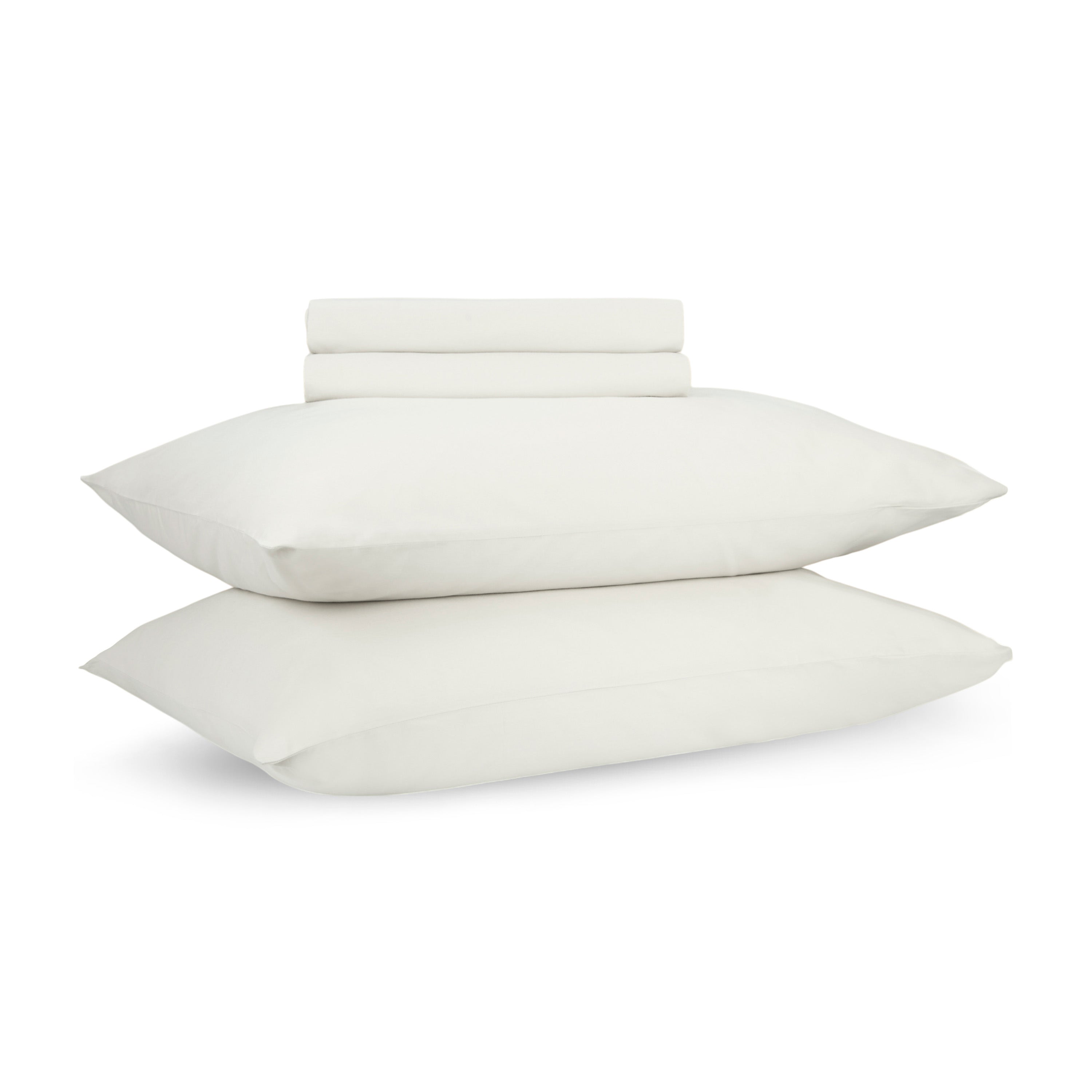 Loom Beige Percale Cooling Bedsheet Set