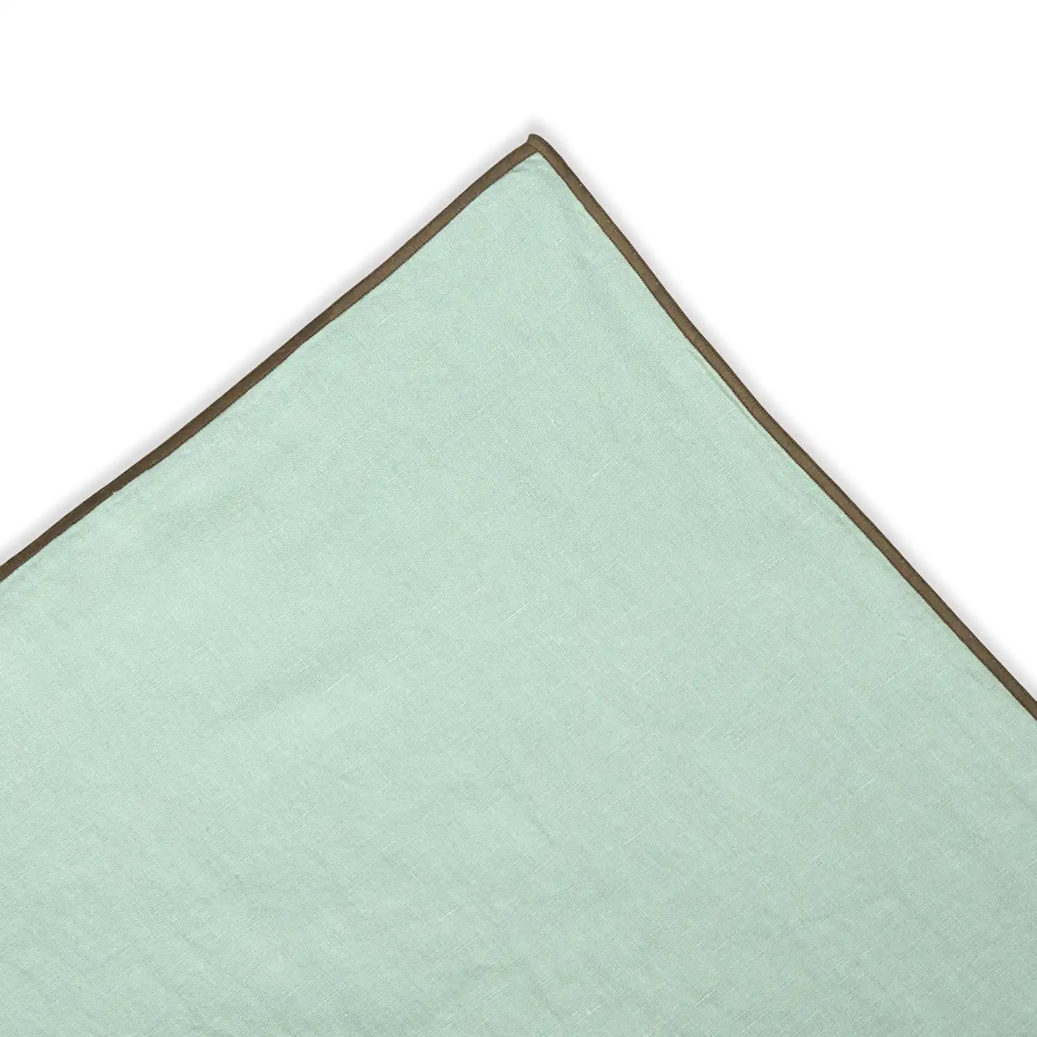 Mint Green Linen Bedsheet Set