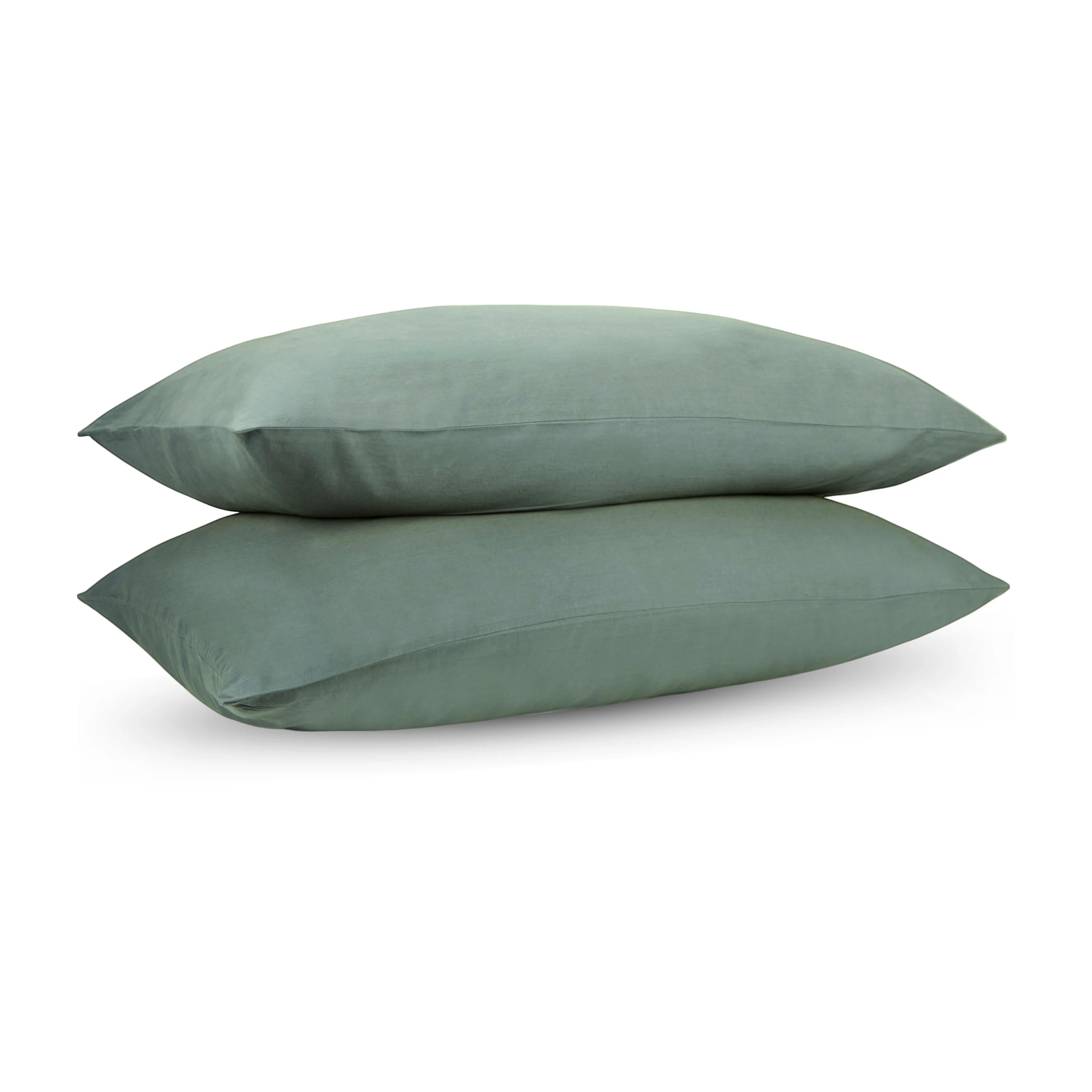 Pine Green Percale Cooling Bedsheet Set