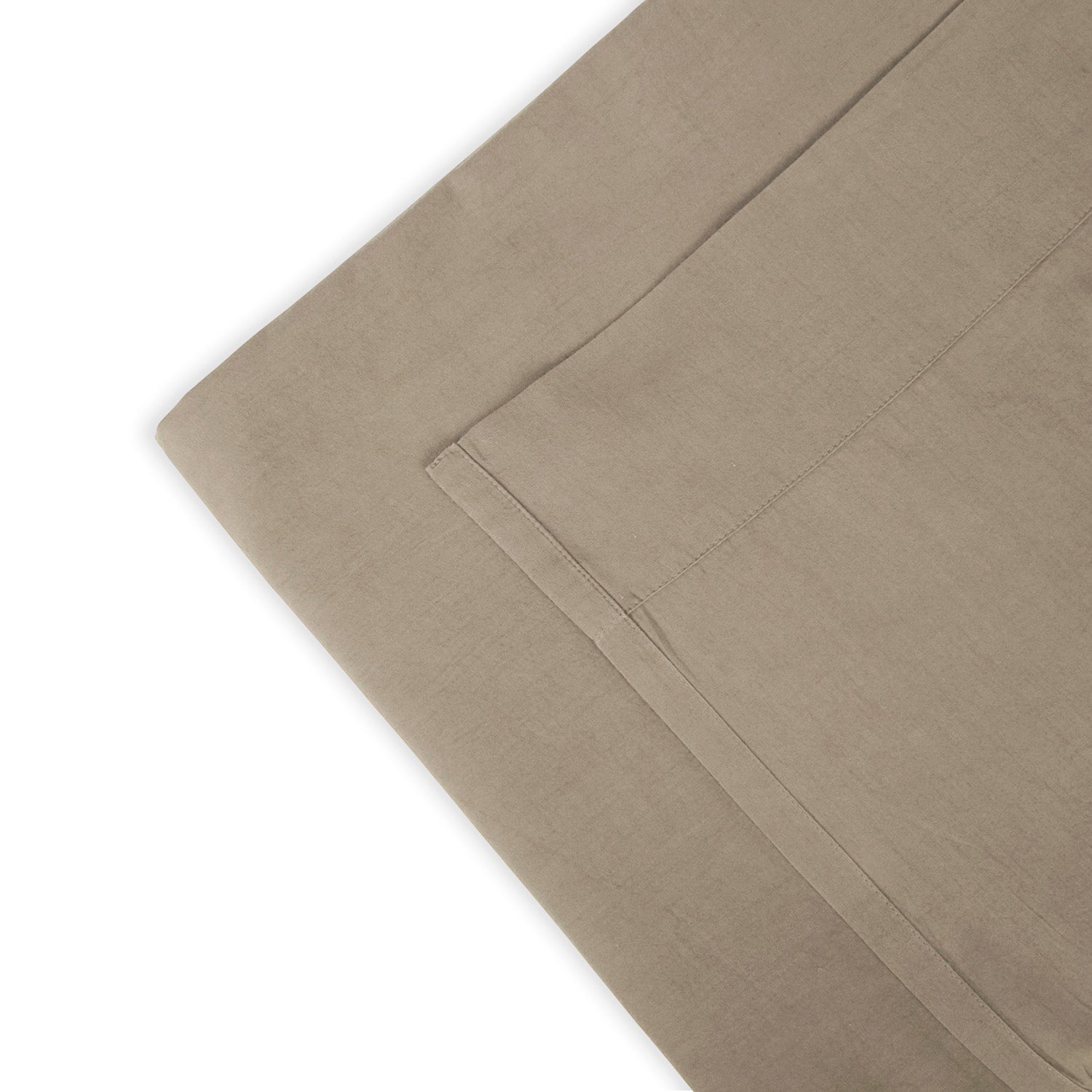Riverbed Brown Percale Cooling Bedsheet Set