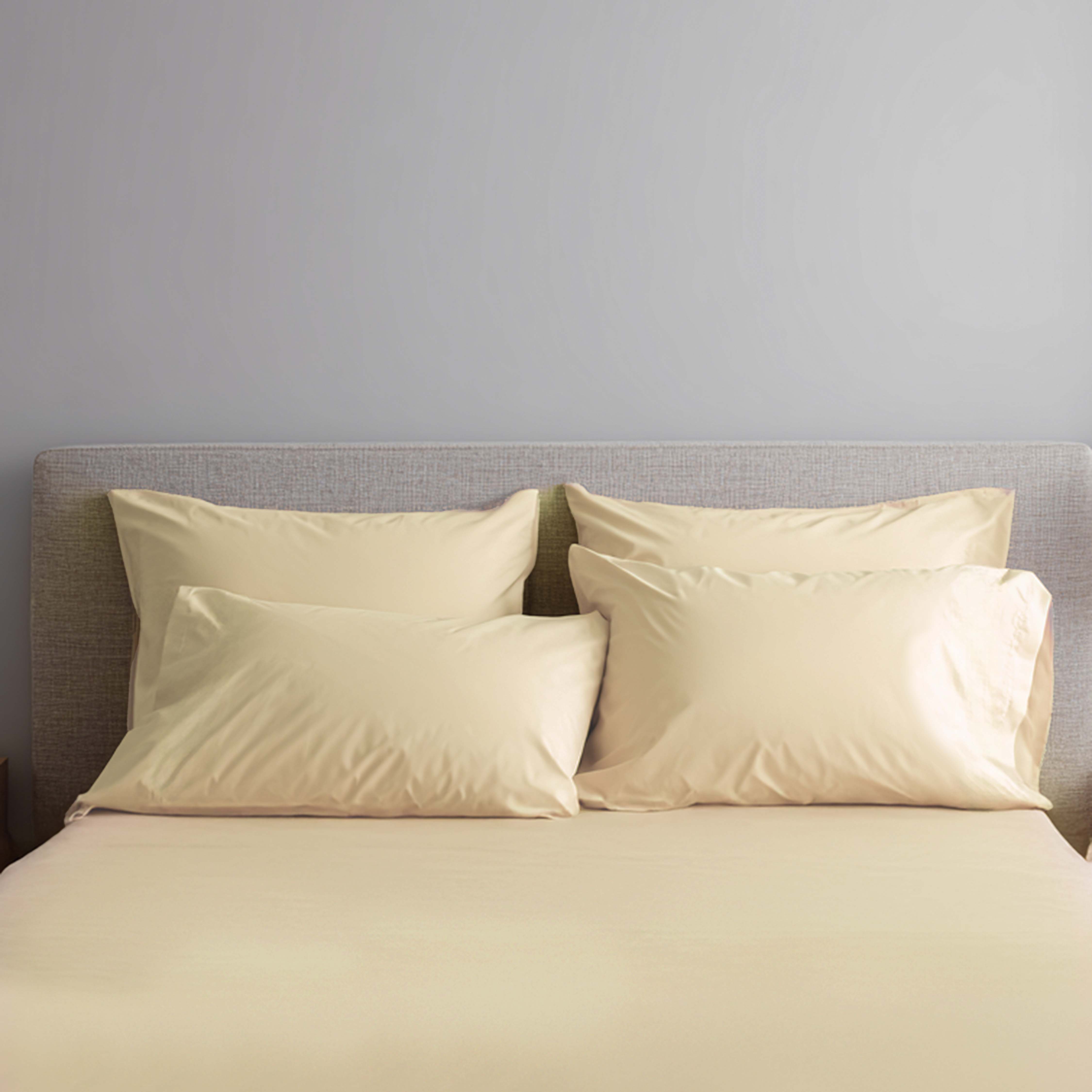 Butter Yellow Percale Cooling Bedsheet Set