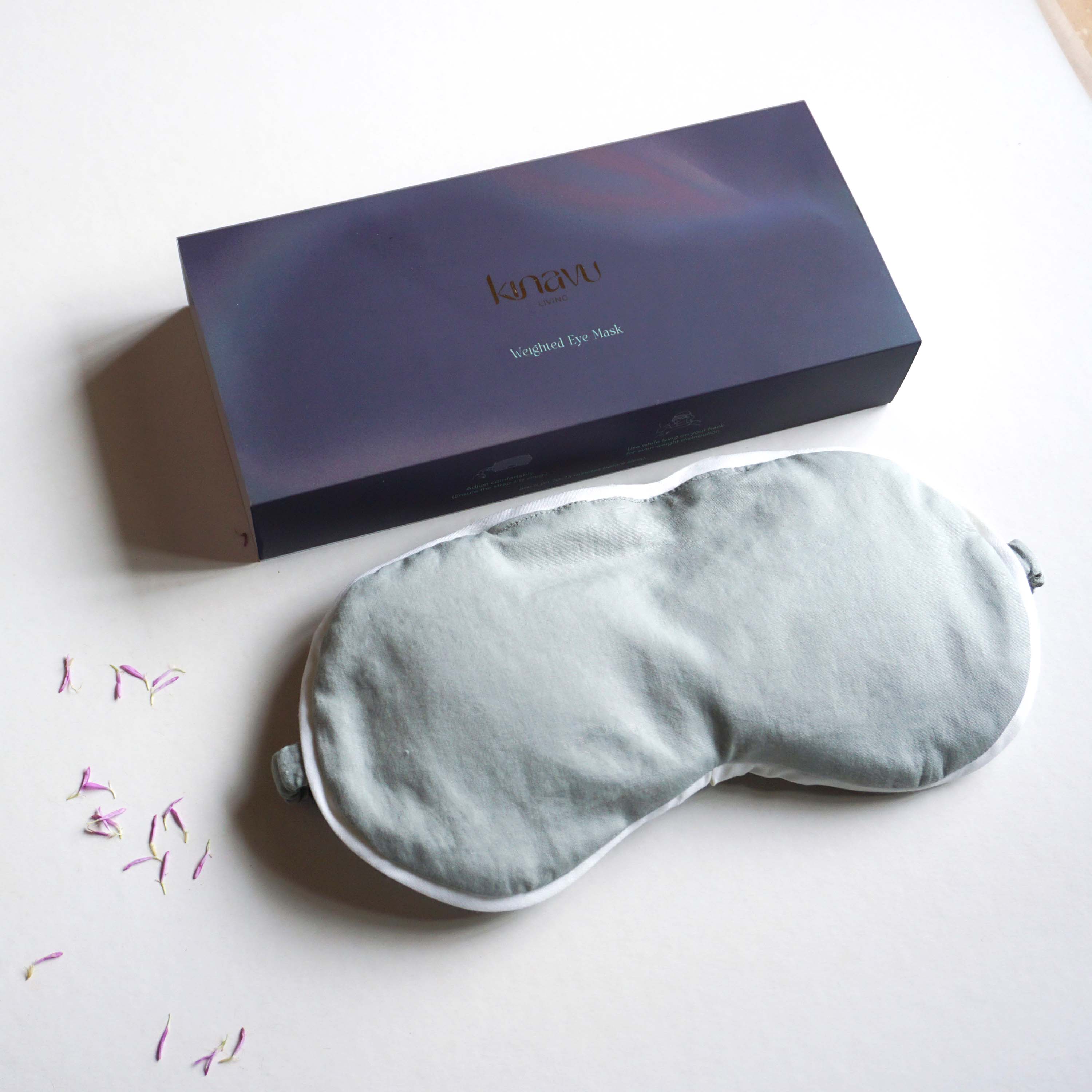 Grey Dawn Weighted Eye Mask