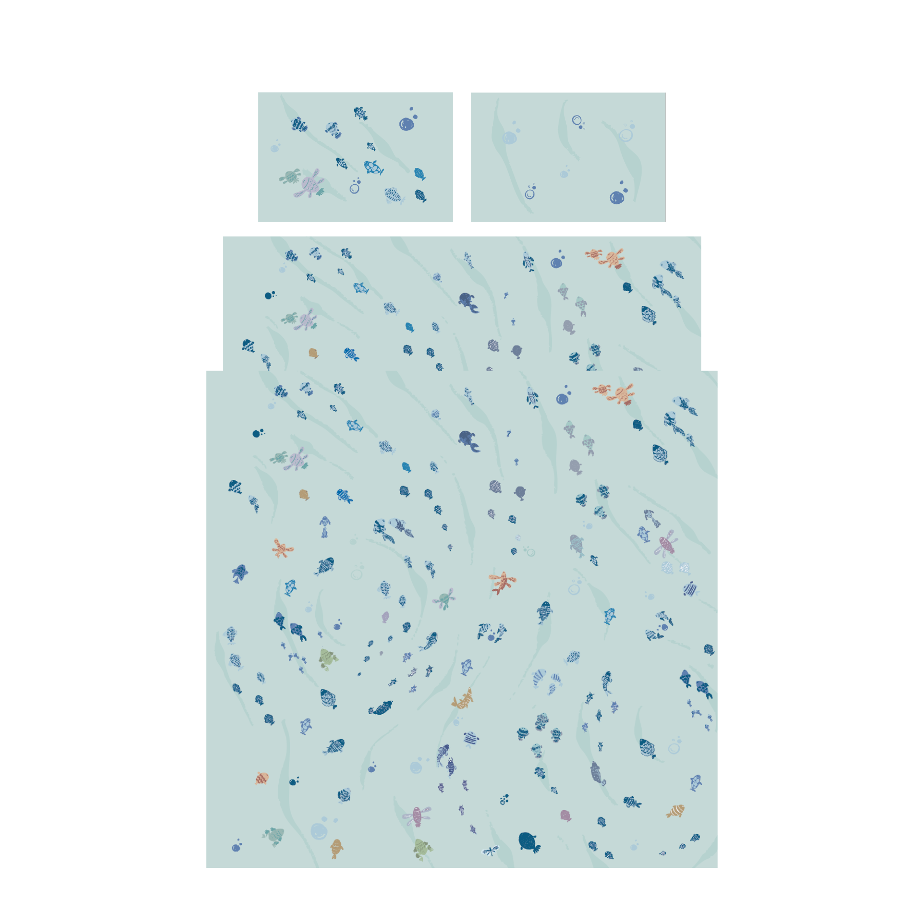 Ripple Tales Percale Cotton Quilt