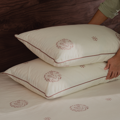 Moro Hand Block Printed Cotton Bedsheet Set