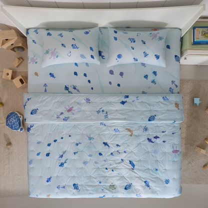 Ripple Tales Percale Cotton Quilt