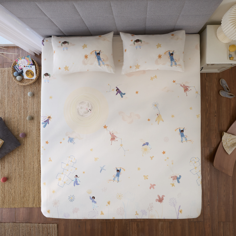 Moonbound Cotton Bedsheet Set