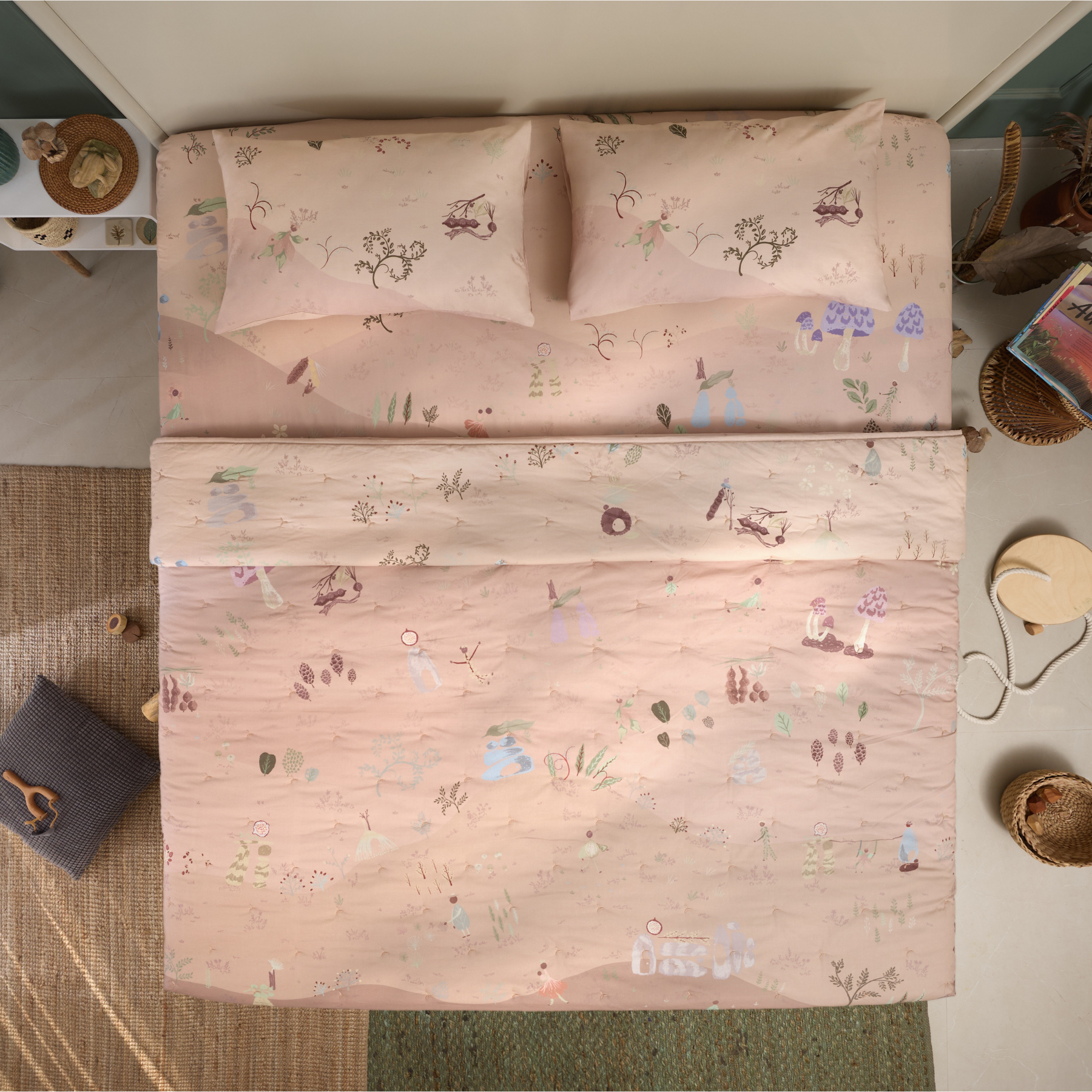Gardenfolk Percale Cotton Quilt