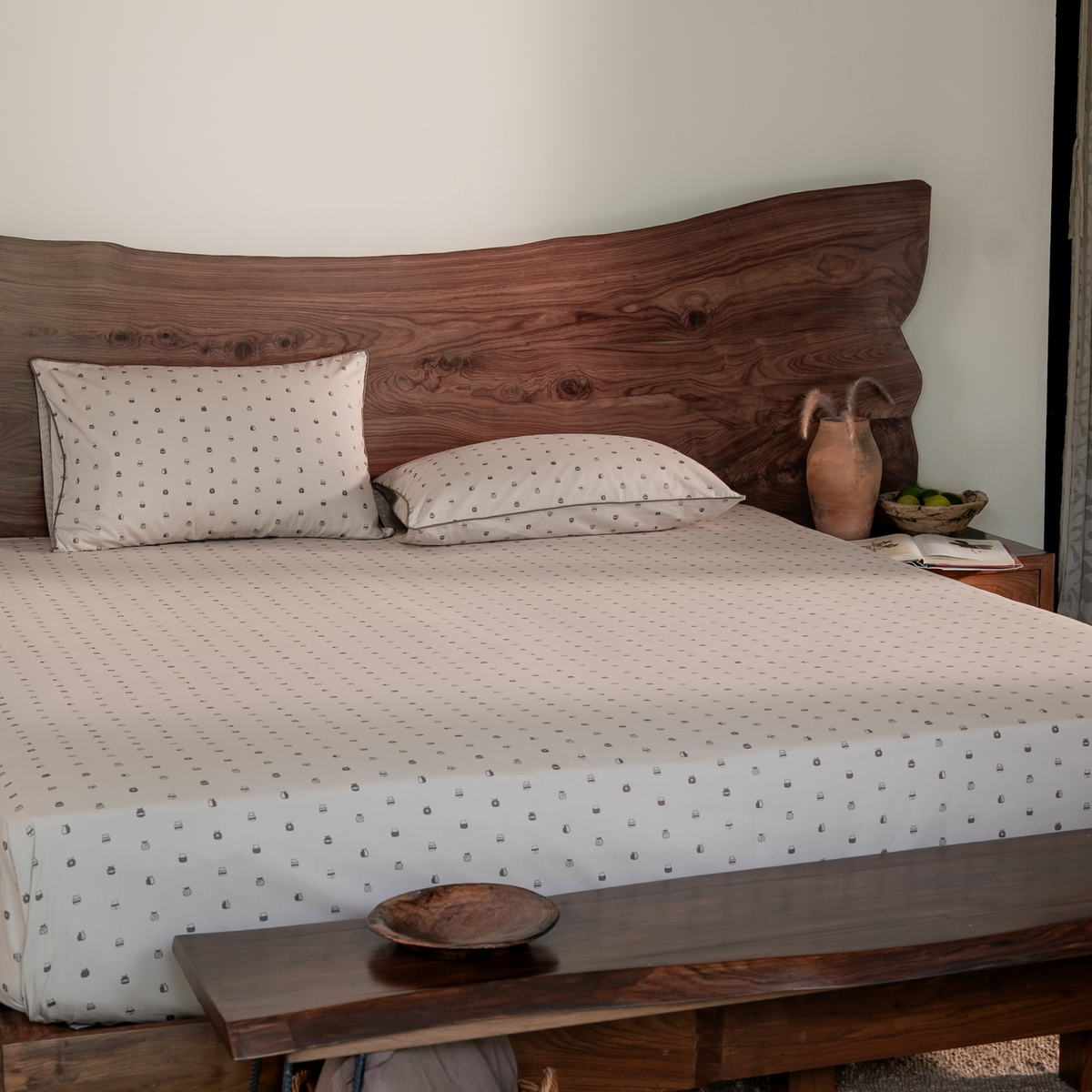 Kosa Cotton Printed Bedsheet Set