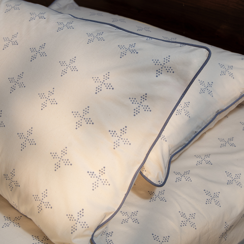 Tavam Hand Block Printed Cotton Bedsheet Set