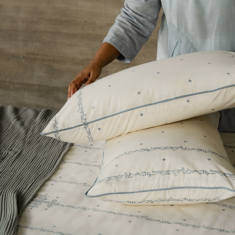 Boond Hand Block Printed Cotton Play Pillowcase