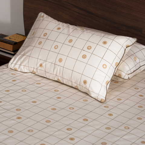 Thodu Hand Block Printed Cotton Bedsheet Set