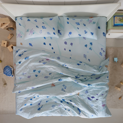 Ripple Tales Percale Cotton Quilt