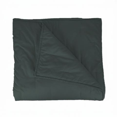 Aegean Blue Percale Cooling Quilt