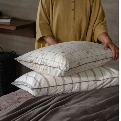 Ponnu Hand Block Printed Cotton Play Pillowcase