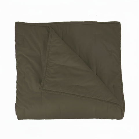Moss Olive Percale Cooling Quilt