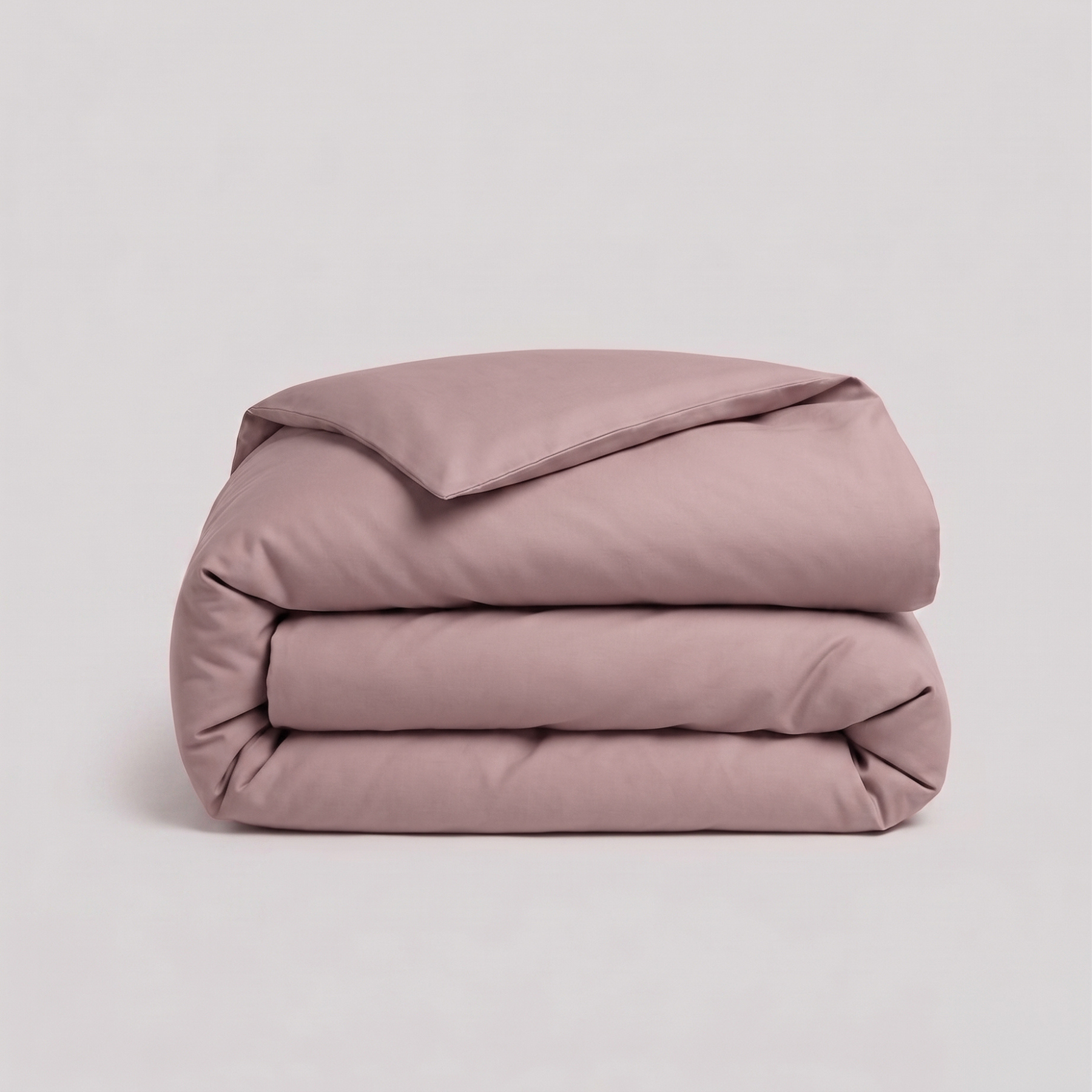 Terra Pink Percale Cotton Duvet Cover Set