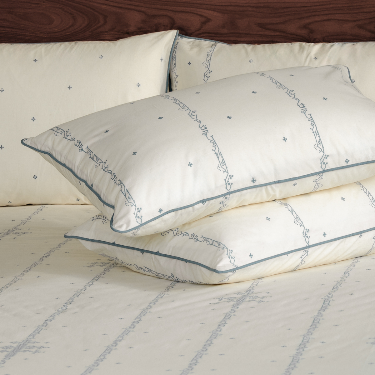Kalpa Hand Block Printed Cotton Bedsheet Set