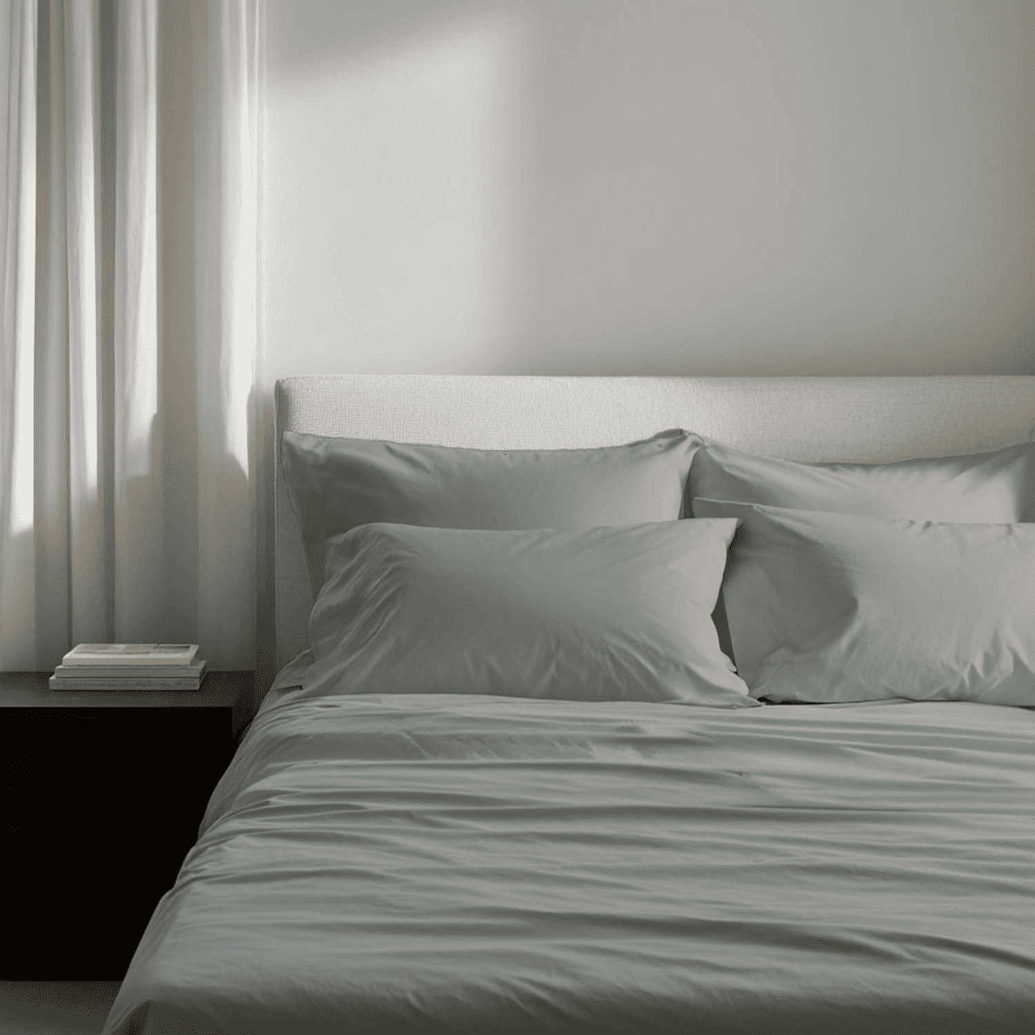 Rain Green Percale Cooling Bedsheet Set