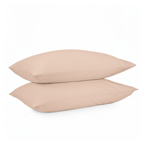 Blush Pink Percale Cooling Bedsheet Set