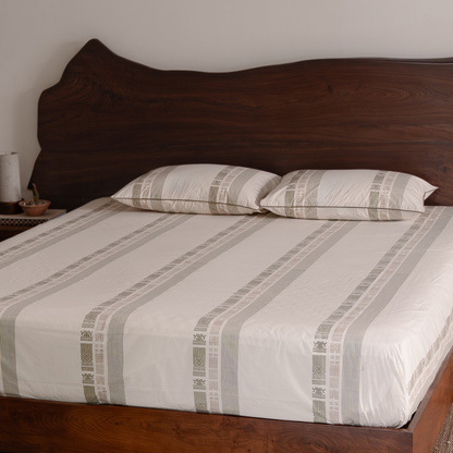 Vari Hand Printed Cotton Bedsheet Set