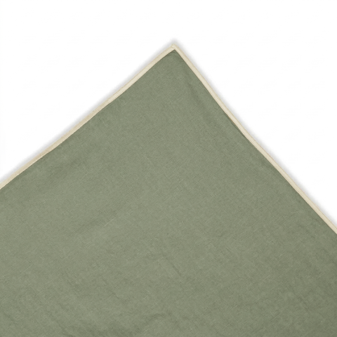Desert Green Linen Bedsheet Set