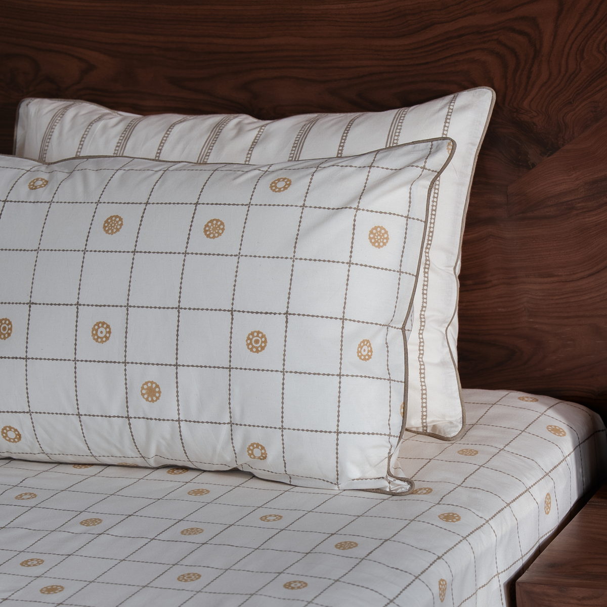 Ponnu Hand Block Printed Cotton Play Pillowcase