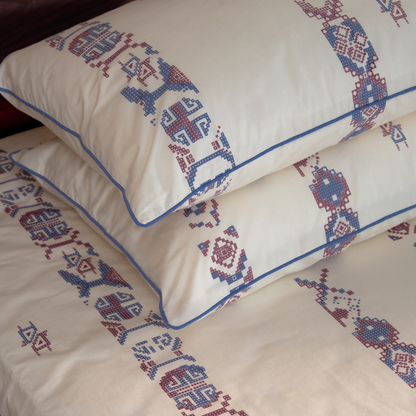 Darra Hand Printed Cotton Bedsheet Set