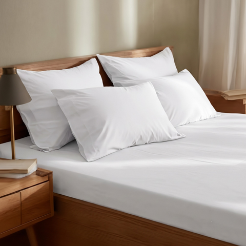 Brilliant White Percale Cooling Bedsheet Set