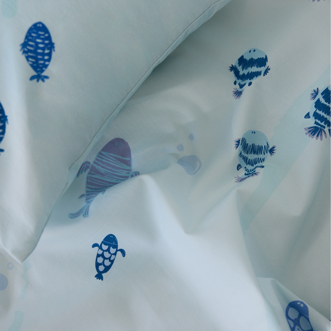 Ripple Tales Cotton Bedsheet Set