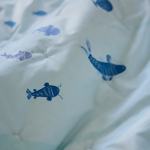 Ripple Tales Percale Cotton Quilt