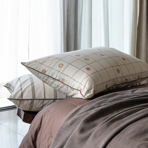 Ponnu Hand Block Printed Cotton Play Pillowcase