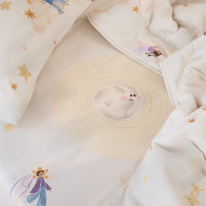 Moonbound Cotton Bedsheet Set