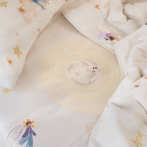 Moonbound Cotton Bedsheet Set