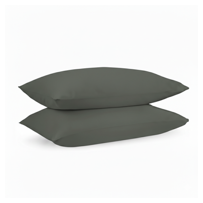Aegean Blue Percale Pillow Cases (Set of 2)
