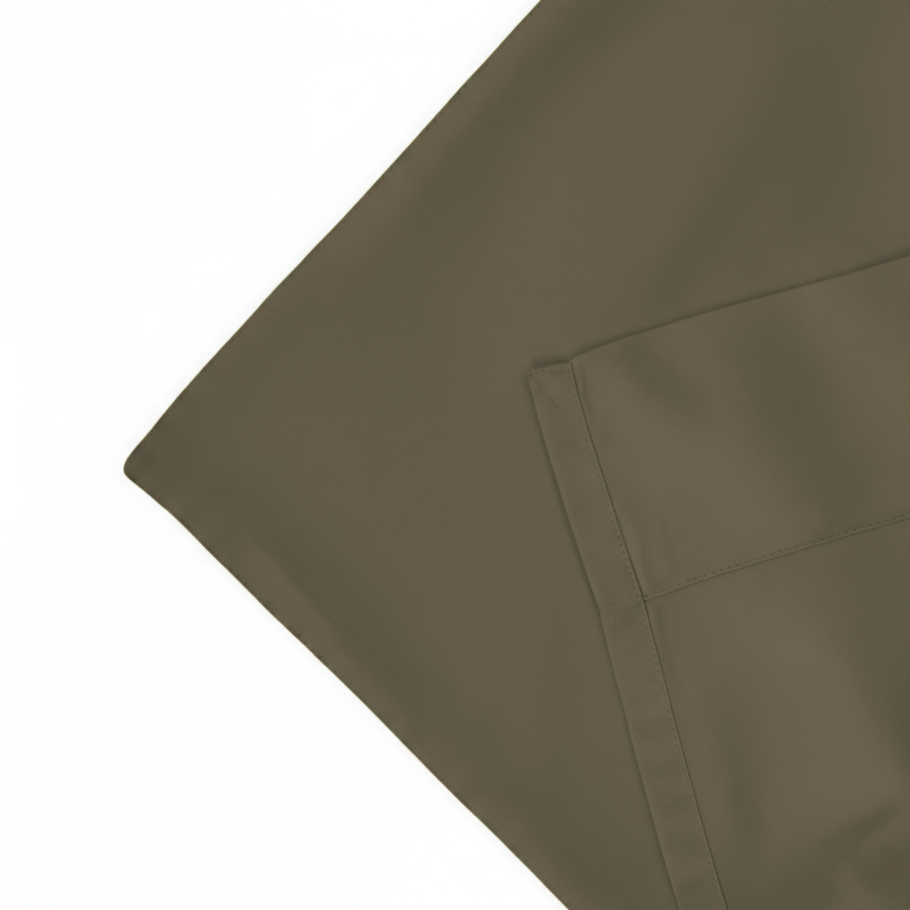 Moss Olive Percale Pillow Cases (Set of 2)