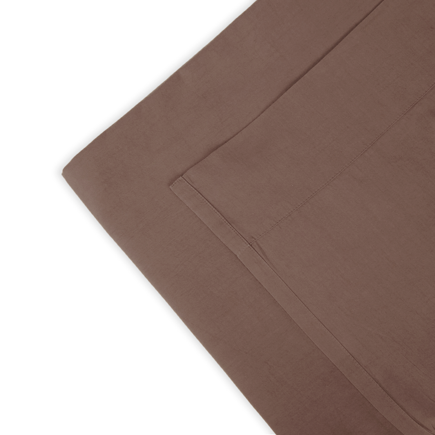 Riverbed Brown Percale Cooling Bedsheet Set
