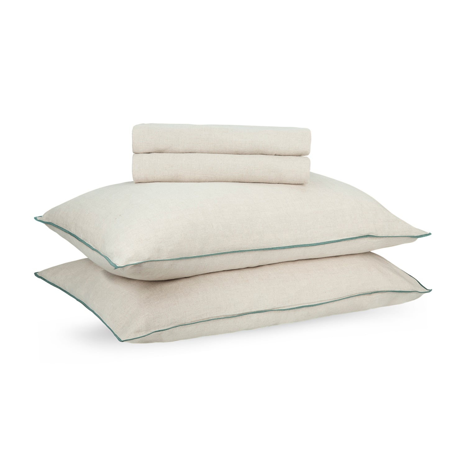 Beige Dunes Linen Bedsheet Set