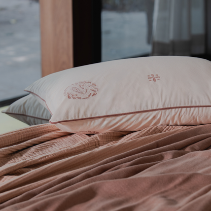 Moro Hand Block Printed Cotton Bedsheet Set