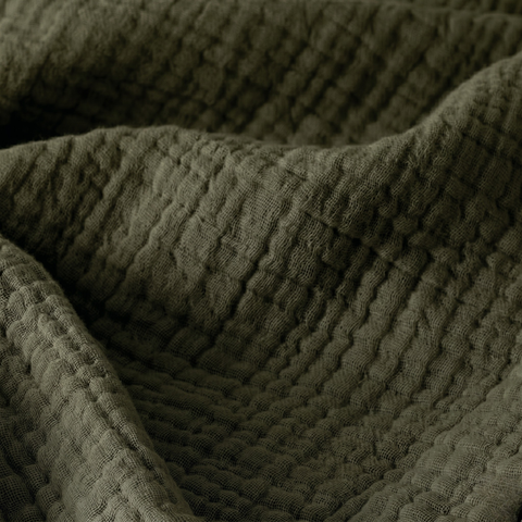 Olive Grove Cotton Gauze Light Blanket
