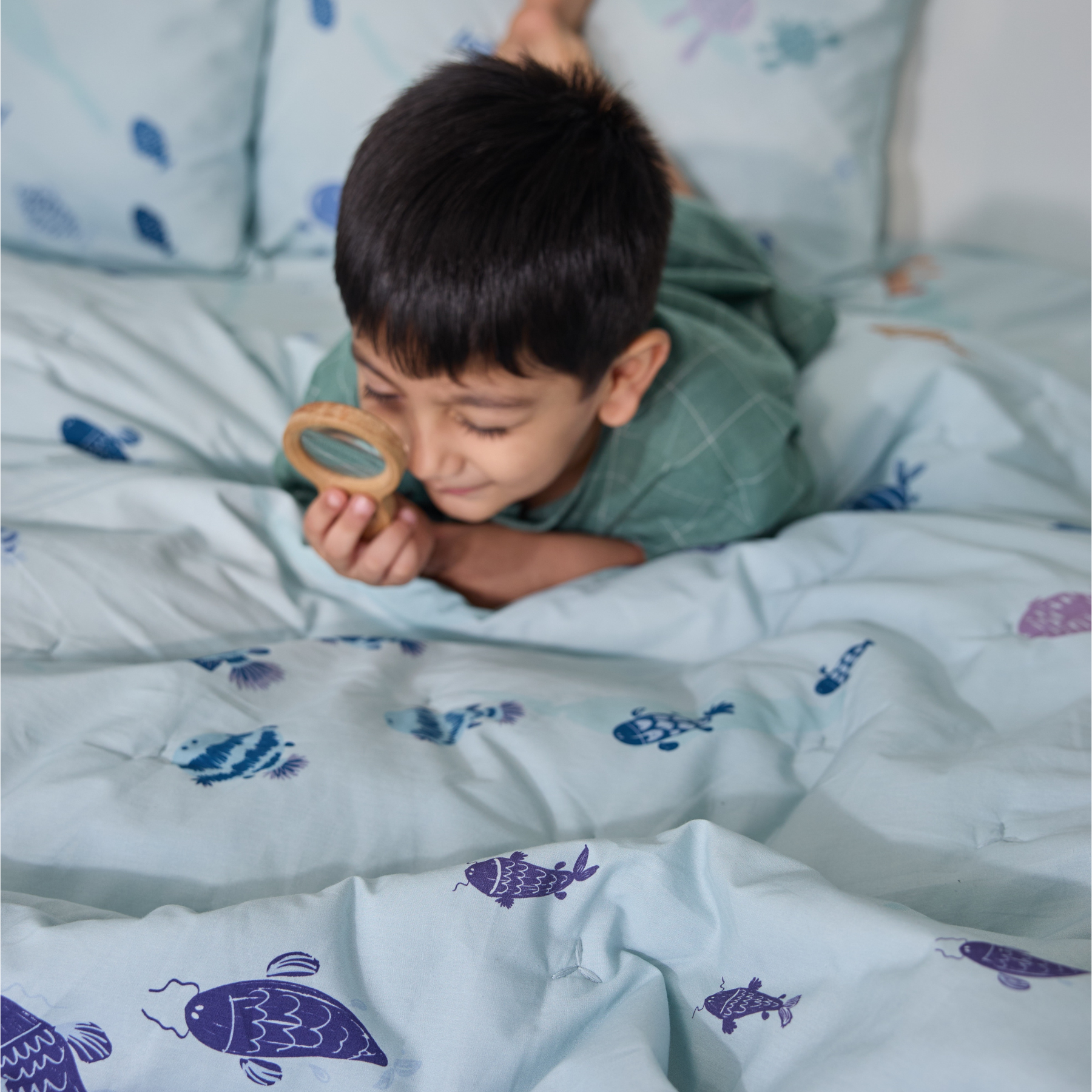 Ripple Tales Percale Cotton Quilt
