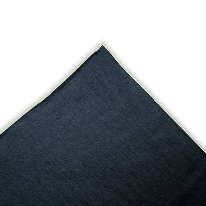 Deep Indigo Linen Bedsheet Set