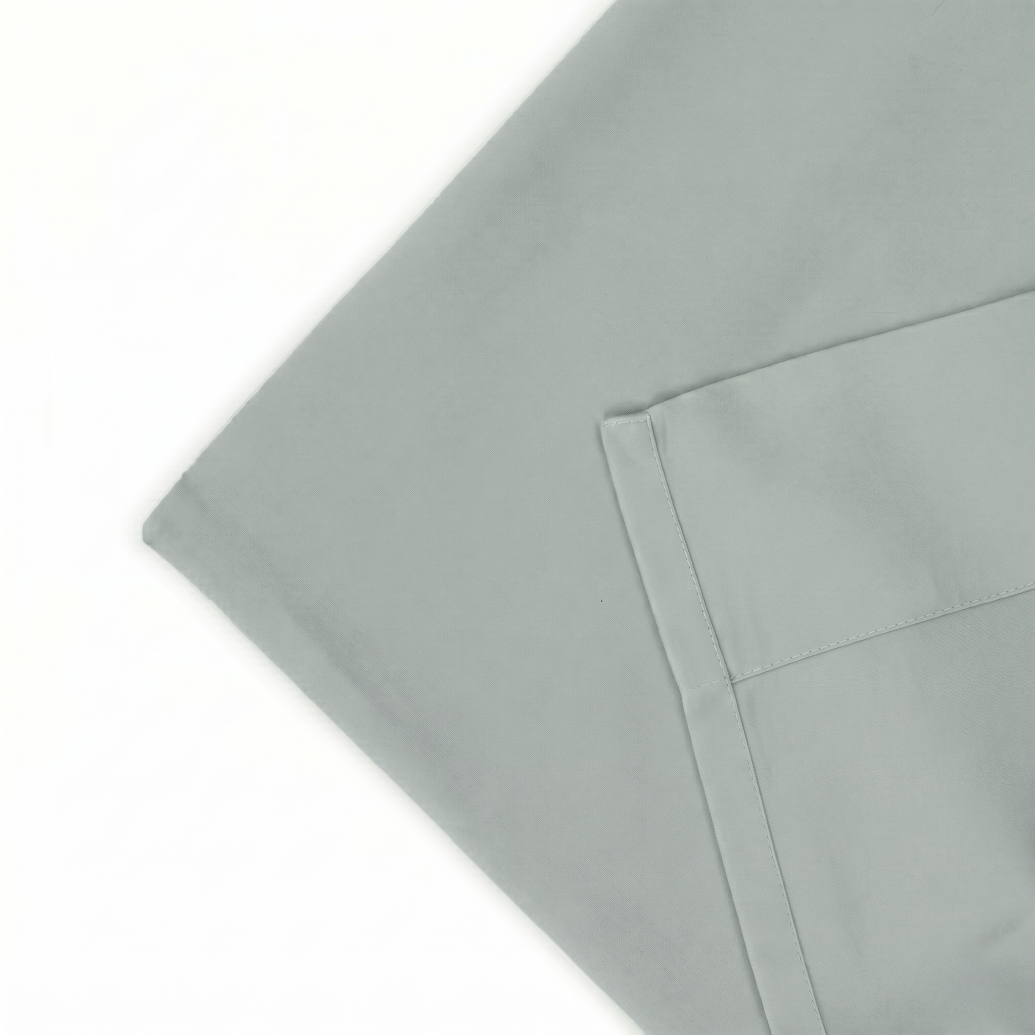 Rain Green Percale Pillow Cases (Set of 2)