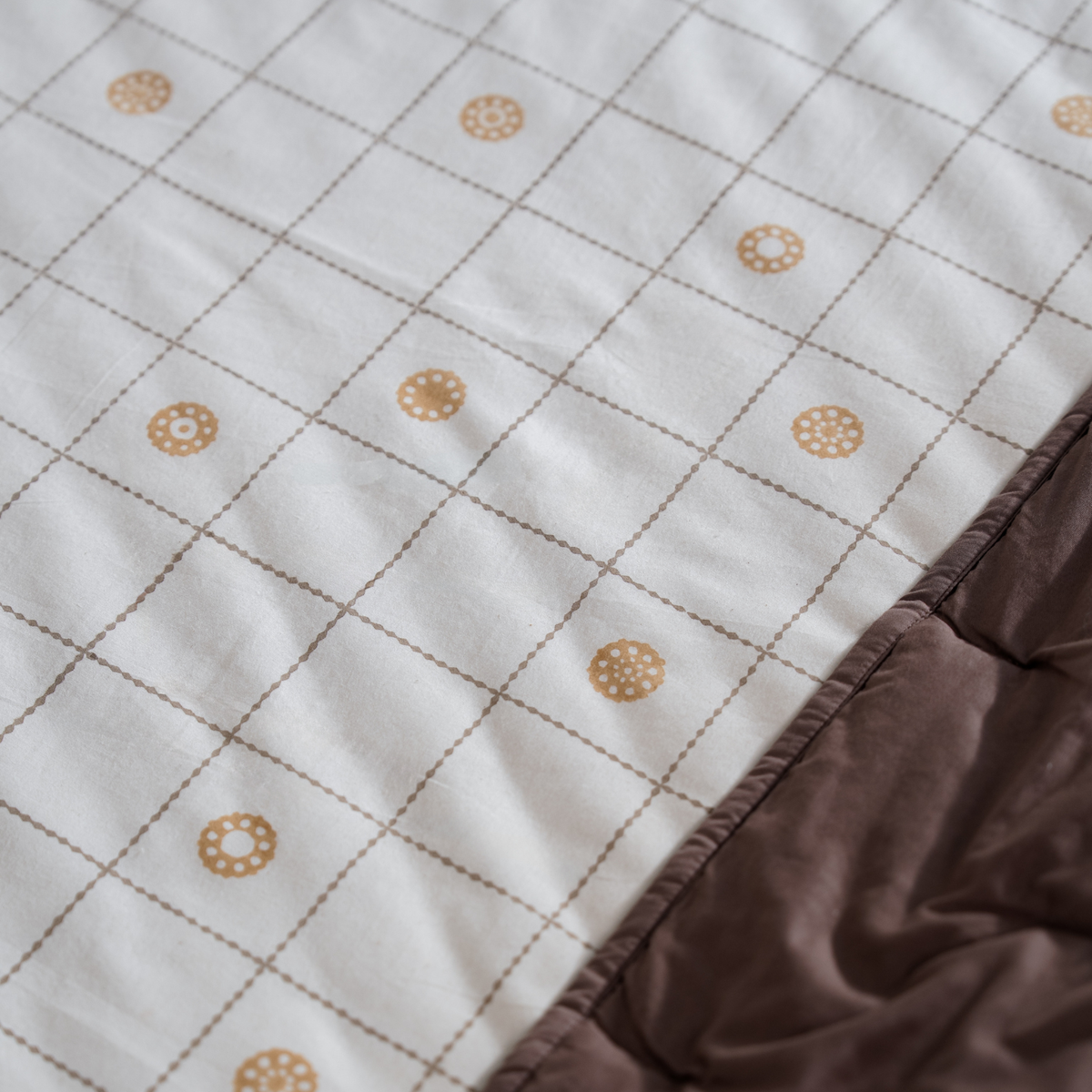 Thodu Hand Block Printed Cotton Bedsheet Set